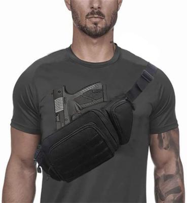 China Water Proof Custom Hidden Tactical Waist Bag Pouch For Military Carry Ultimate Fanny Pack Gun Holster Waist Bag for sale