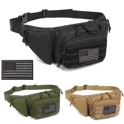 China Outdoor Multi Functional Water Proof Tactical Invisible Wrist Hanging Men Sport Large Storage Army Wild Fan Waist Bag For Woman for sale