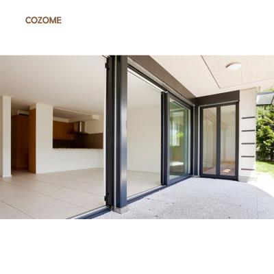 China Latest Modern Chinese Design Interior Aluminum Sliding Door For Home for sale