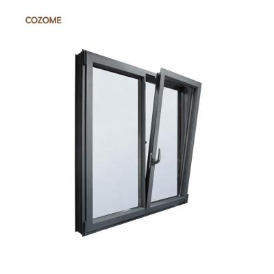 China Swing Extrusion Aluminum Profile Tilt And Turn Aluminum Windows for sale