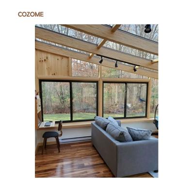 China Sliding Picture As2047 Broken Window Bridge Alloy Aluminum Sliding Windows Double Glazed for sale