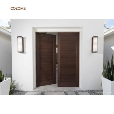 China New Style Modern Interior Solid Wood Security Door Polish Design From China for sale