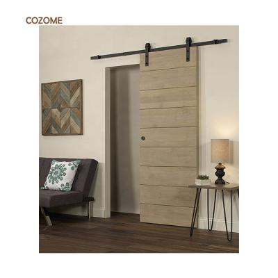 China Modern Interior Room Wooden Barn Doors With Lock Scenography Pictures For House Interior Room for sale