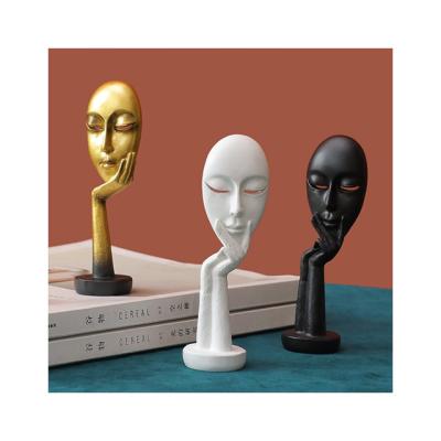 China European creative mini abstract art face decoration living room home decoration crafts gifts for sale