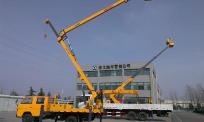 Chine chariot élévateur fonctionnant XZJ5082JGK à boom de taille de 100kw 18m à vendre