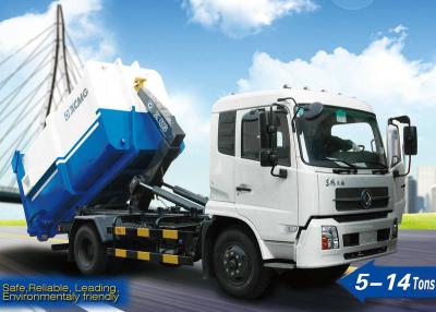 China Hooklift-LKW, 6tons Müllwagen XZJ5121ZXX für das Laden, Entleerung und Transportstraßenabfall zu verkaufen