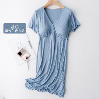 China Maternity Summer Casual Wear Maternity Clothingwith Bra Belt Sleeveless V Neck Sleeveless Skirt Nursing Nursing Tank Dress for sale