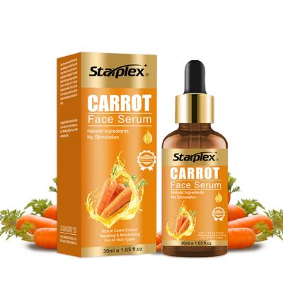 China Natural Organic Antioxidant Carrot Moisturizer Vegan Moisturizer Private Label Face Care Serum Ingredient Facial Serum for sale