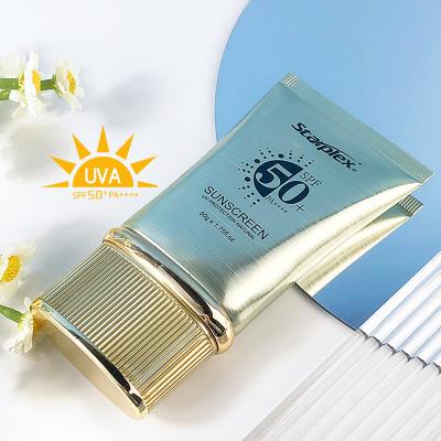 China OEM Sunscreen Anti-UV SPF 50 Body Whitening Antioxidation Physical Sunscreen Lotion Sunblock Cream For Face And Body for sale