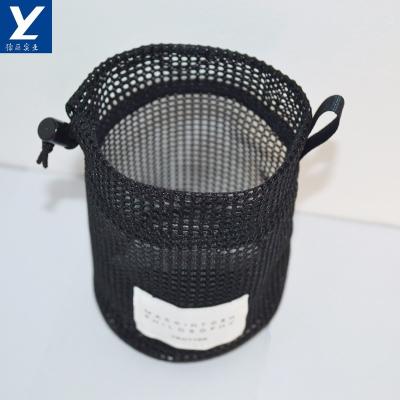 China High Quality Recyclable Wholesale Black Round Mesh Bottom Pouch for sale