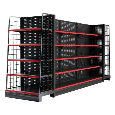 China Factory Price Double Sided Heavy Duty 5 Layer Supermarket Shelves Deli Display Racks Pharmacy Shelves For Stores Super Market Rack for sale