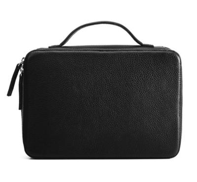 China Durable Laptop Briefcase Documents Pouch Bag PU Leather Case For Electronics for sale