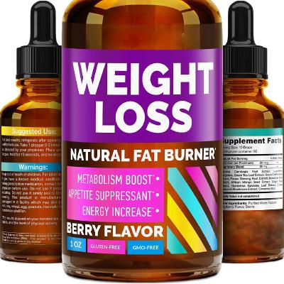 China Health Care Products Private Label Adults Advanced Metabolism Booster Weight Loss Diet Liquid Drops For Appetite Suppression for sale