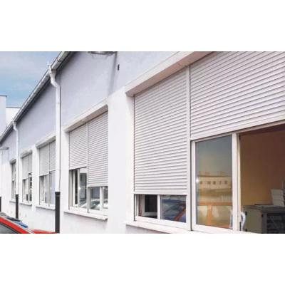 China Environmental Friendly Modern Customized Color Insulated Exterior Motorized White Aluminum Roller Shutter Windows Slats Window Shutters Cost for sale