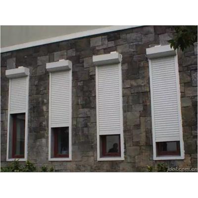 China Environmental Friendly Heat Insulated Exterior Color Door Shutter Customized Automatic Rolling Window for sale