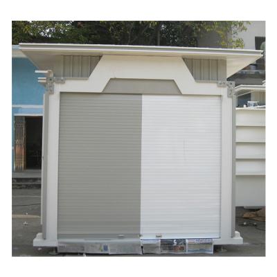 China Environmental Friendly Automatic Roll Down Electric White Aluminum Storage Shutters Truck Roller Shutters Perforated Or Punched Available for sale