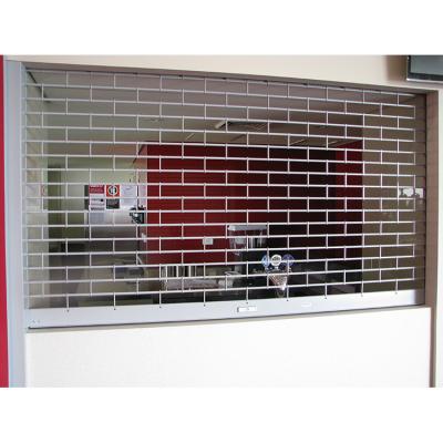 China Security Customized Color Automatic Aluminum Security Grille Roll Up Shutter Windows For Ticket Counter for sale