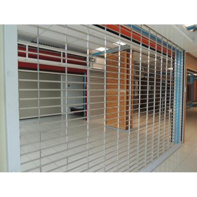 China Security Quick Customized Electric Commercial Automatic Aluminum Grill Roll Up Shutter Security Roller Grills Doors for sale