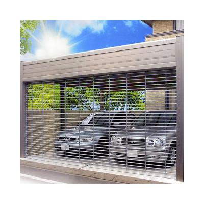 China Modern Custom Vertical Roll Up Metal Grill Doors Security Stainless Steel Grill Shutters Door for sale