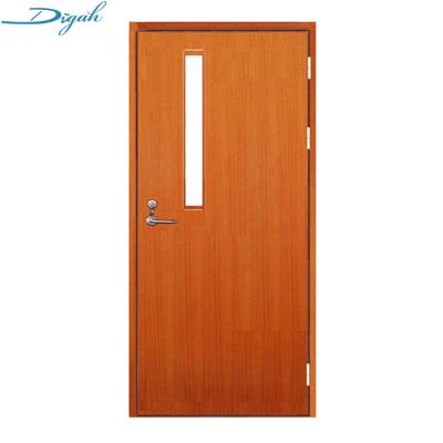 China Modern Fireproof Fire Door Rated Wood Fireproof Wooden Door Fire Resistant Interior Doors For Hotel/Apartment/Hospital/School for sale