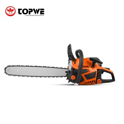 China 2-Stroke Garden Chainsaw Tools Level 58cc Big Size High Quality Gasoline Saw 20 Inch 22 Inch for sale