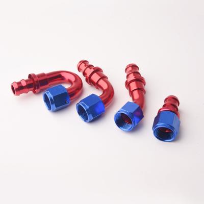 China Automotive Aluminum Brake Quick Release Swivel NPT Spare Parts Male Adapter Disconnect Pads Hose End Fitting for sale