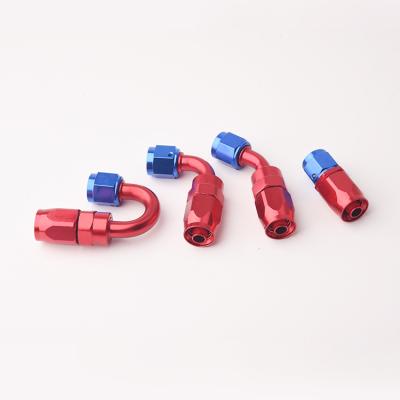 China One Piece Full Flow Racing Car Aluminum Popular Aluminum Parts 90 Degree Female Pipe Ends Fittings An10 for sale