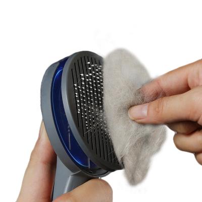 China Groom 2021 Grooming Cat Comb Self Slicker Pet Brush Comb Amazon Dog Viable Pet Brush Comb for sale