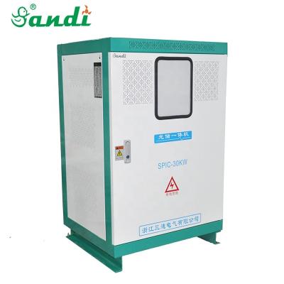 China 30KW Solar Powered Storage Inverter Hybrid with Integrated Charge Controller Built-in Off Grid Inverter for Solar Power System for sale