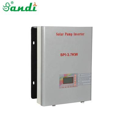 China 3700W solar water pumping inverter with mppt to take 3 phase water pump 400*500*220mm for sale