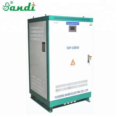 China SANDI Factory Sale Three Phase Off Grid 100kw With Battery Storage Solar Panel System 900*950*1400mm (W*D*H) for sale