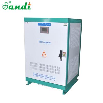 China single phase 110-220V to 480V 3 phase converter 600*700*1200mm for sale