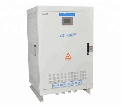 China 60KW Digital Phase Converter Single Phase To 3 Phase Converter 700*750*1200mm for sale