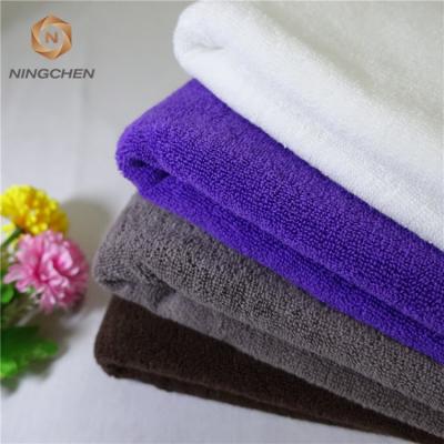 China QUICK DRY White Double Loop 100% Cotton Terry Towel Hotel Bath 100% Cotton 70x140 Face Towel for sale