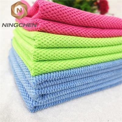 China Compressed Car Microfiber Waffle Waffle China Manufacturer Travel Machine Washable Soft Quick Dry Towel Unique Design Cleaning Towel for sale