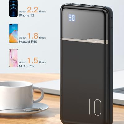 China Slim Waist Power Bank 18W Slim Fast Charging Power Supply USB Port And 3.0 Fast Charging Dual For Output for sale