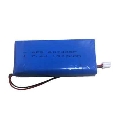 China NCM Pocket Battery Pack 3.7v 1300mAh 603465 Lithium Ion Pack 2S Lipo 2S Li-Polymer Battery Lithium Ion Rechargeable Battery Cell 13*35*51mm for sale