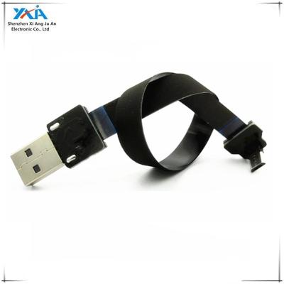 China Electronic Ultra Thin Down Angle Micro USB With FPV USB Cable for sale