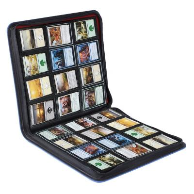 China Recycle 12 Pocket Yugioh PU Card Leather Binder For MTG Game Card Collection for sale