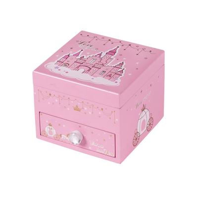 China Factory Wholesale Price Vintage Wooden Musical Jewelry Boxes for sale