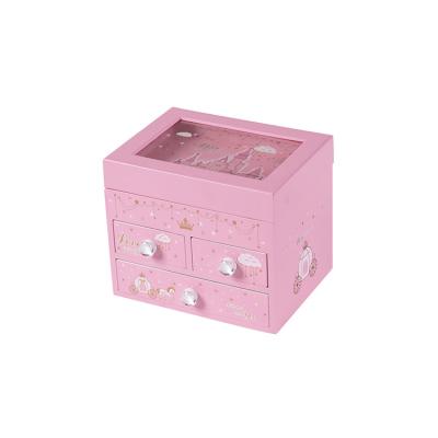 China Factory Price Wooden Packaging Led Jewelery Light Wooden Box With Logo for sale