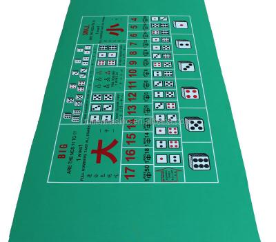 China Homestyle 36*72inch Green Square Bo Sic Poker Safe Table Rubber Rubber Stick Mat for sale