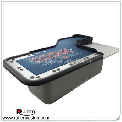 China MDF Casino Roulette Table With Wooden Leg Stable Professional Roulette Table for sale