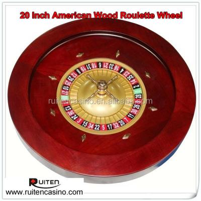 China 20inch Wooden Roulette Wheel Wooden Roulette Game for sale