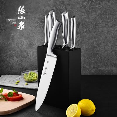 China Full Serviceable 3Cr13 5Cr15mov Stainless Steel Kitchen Knife Set With 430 Handle Household Knife Set for sale