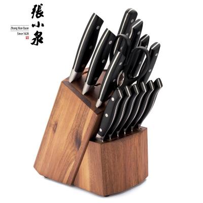 China Sustainable Promotional Food Grade ABS Stainless Steel Knife Sets High Cost Effective Kitchen Knife Set for sale