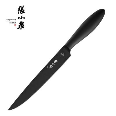 China Durable Stainless German Steel Hollow Handle Roast Meats Watermelon Slicing Fillet Knife for sale