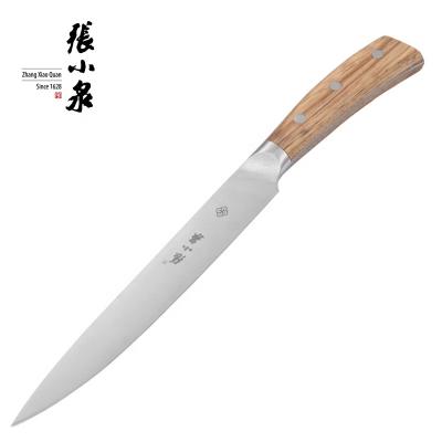 China Sustainable 8 Inch Kitchen Knife Commercial Tools Restaurant Wood Handle Slicing Zabrano Knife for sale