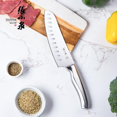 China Sustainable High Quality Stainless Japanese Santoku Knife 7 Inch Sushi Knife for sale