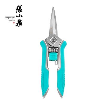 China Anti-Slip Straight Handle Garden Tools Soft Blade Straight Blade Tree Shears for sale